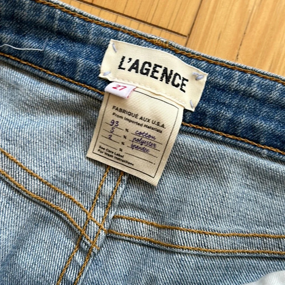 l'agence high line high rise frayed ripped jeans - Picture 5 of 6